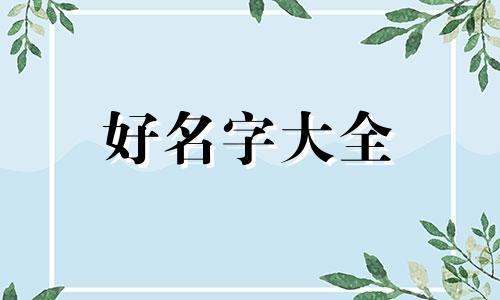 自己如何给儿子起名称好听