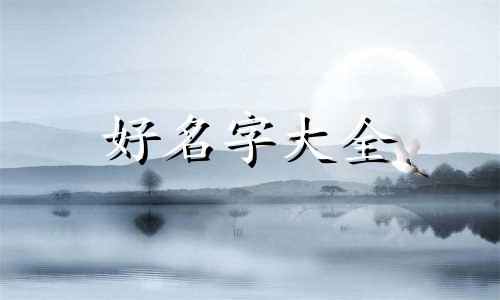 包子粥如何起名字好听一点