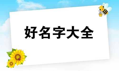 第二个儿子该如何起名