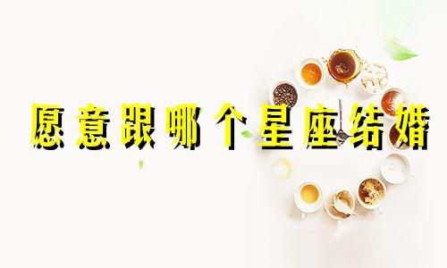 愿意跟哪个星座结婚