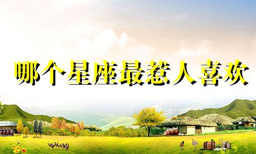 哪个星座最惹人喜欢