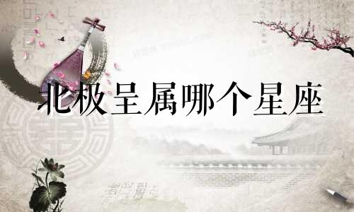 北极呈属哪个星座