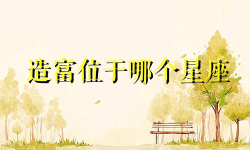 造富位于哪个星座