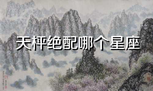天枰绝配哪个星座