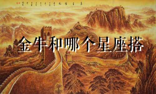 金牛和哪个星座搭