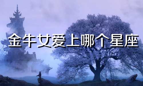 金牛女爱上哪个星座