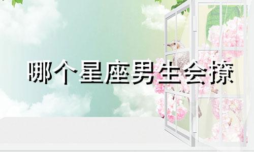 哪个星座男生会撩