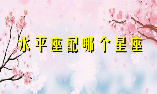 水平座配哪个星座