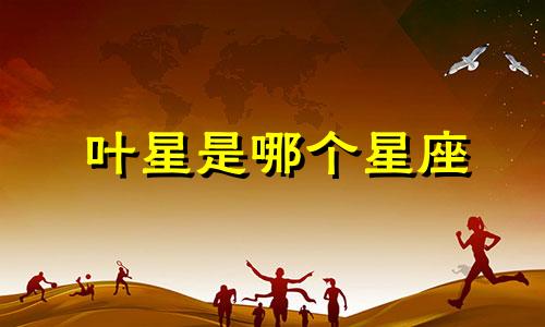 叶星是哪个星座