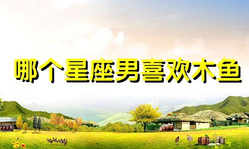 哪个星座男喜欢木鱼