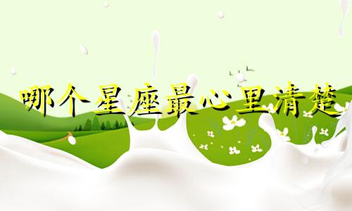 哪个星座最心里清楚