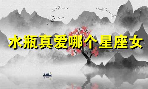 水瓶真爱哪个星座女