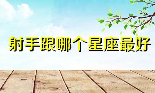 射手跟哪个星座最好