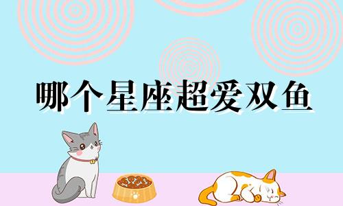 哪个星座超爱双鱼