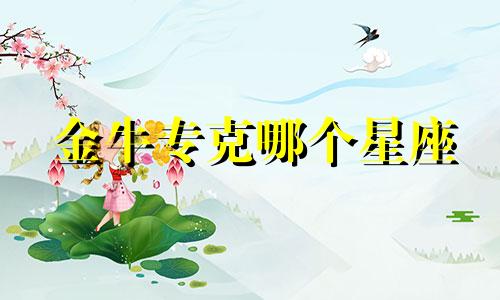 金牛专克哪个星座