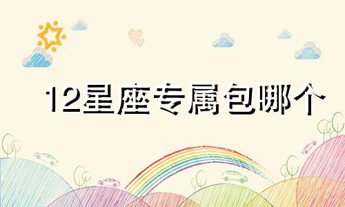 12星座专属包哪个