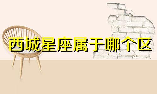 西城星座属于哪个区