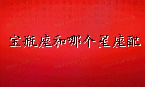 宝瓶座和哪个星座配