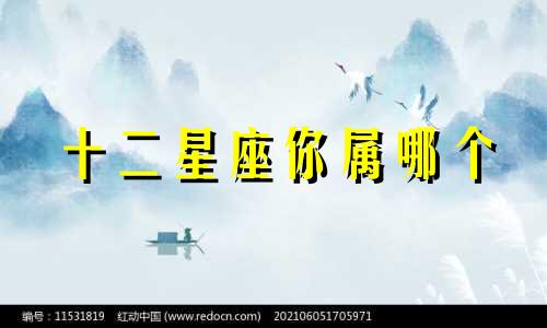 十二星座你属哪个
