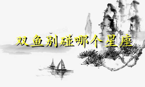 双鱼别碰哪个星座