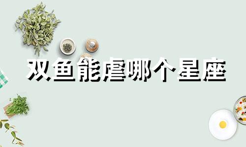 双鱼能虐哪个星座