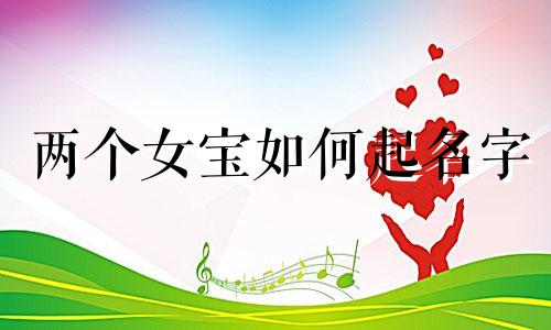 两个女宝如何起名字